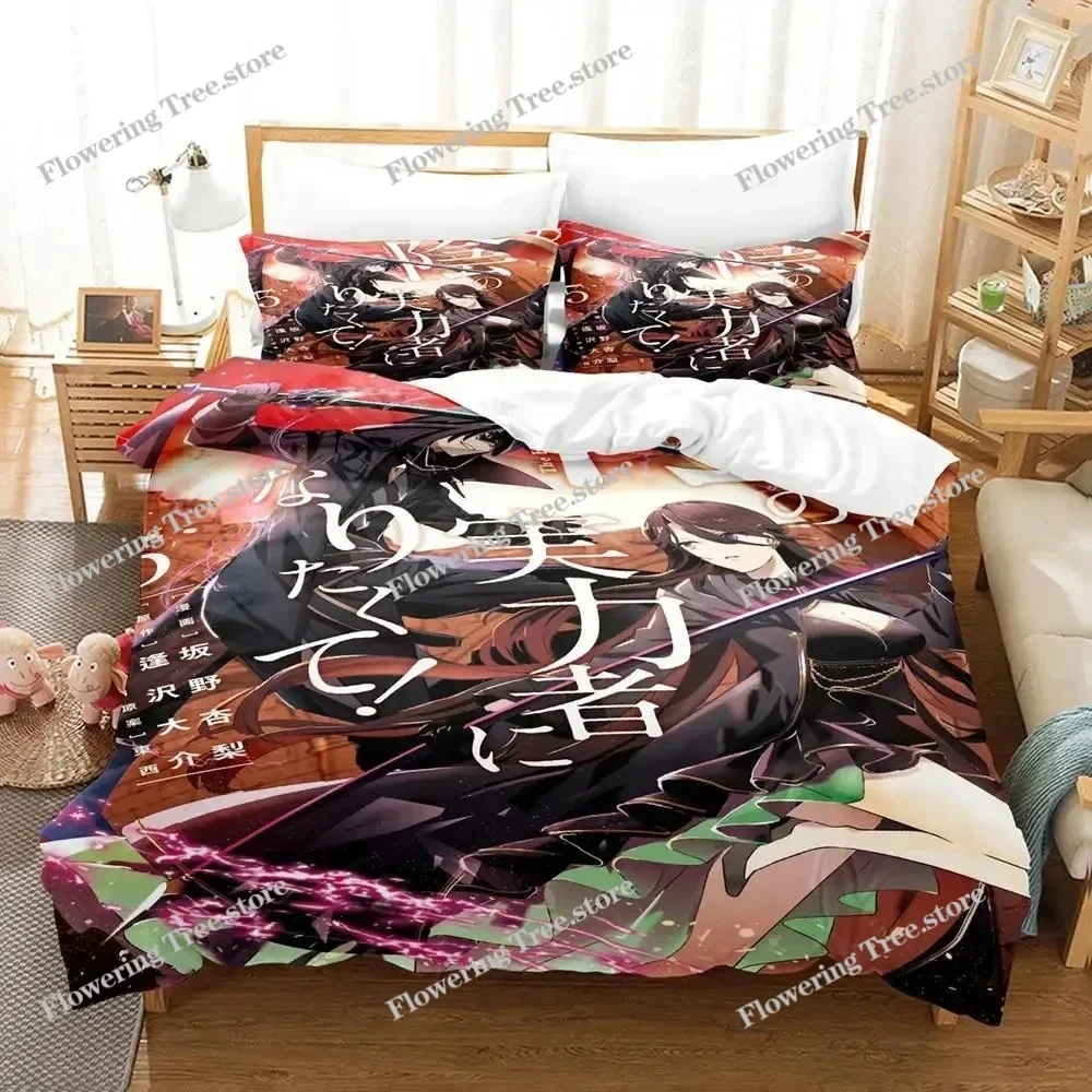 Anime Eminence in Shadow Bedding Set Boys Girls Twin Queen Size Duvet Cover Pillowcase Bed Kids Adult Fashion Home Textileextile