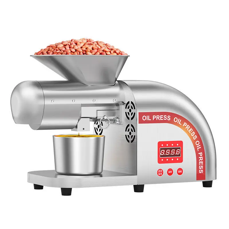 

Home Oil Presser Intelligent Small Stainless Steel Home Electric Oil Press Machine 1800W