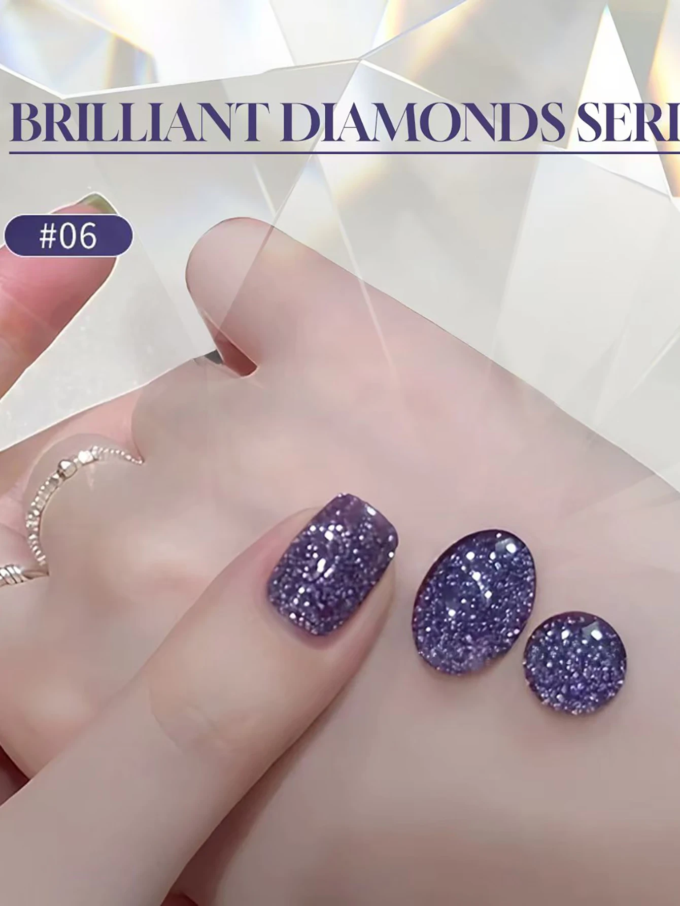 ZH Champagner Gold Glitzer Reflektierender Nagelgelpoliermittel 12 ml Funkelndes Nagelgel Vernis Semi Permanent UV Gel Nail Art Gel