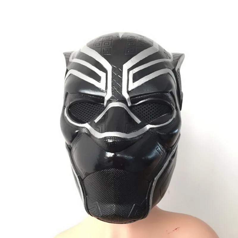 Black Panther Mask Cosplay Captain America Movie Helmet Movie Props Funny Black Panther Headgear