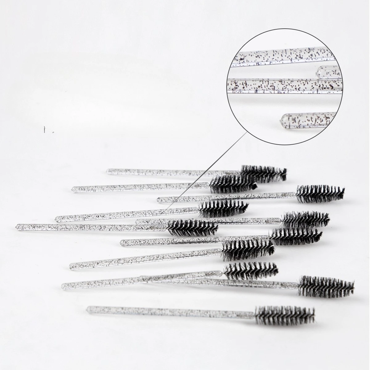 Wholesale 50/1000/2000pcs  Lash Cleaning Brushes Applicator Spoolies Brush Mascara Wands Wholesale Eyebrow Makeup Tools Eyelash