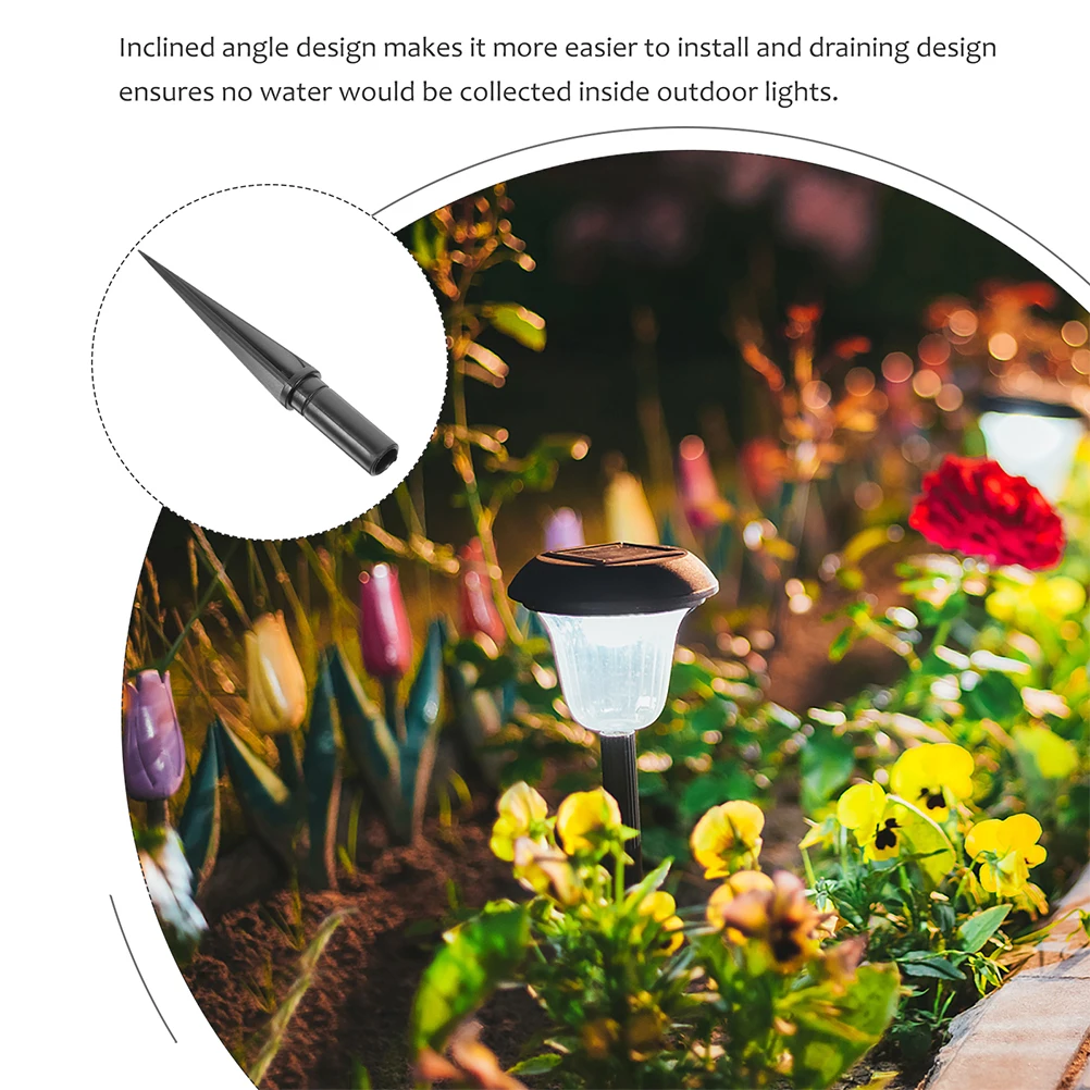 

25pcs Plastic Ground Stakes Durable Replacement Spikes For Solar Garden Lamp Path Light Outdoor Lawn Spiking Lighting