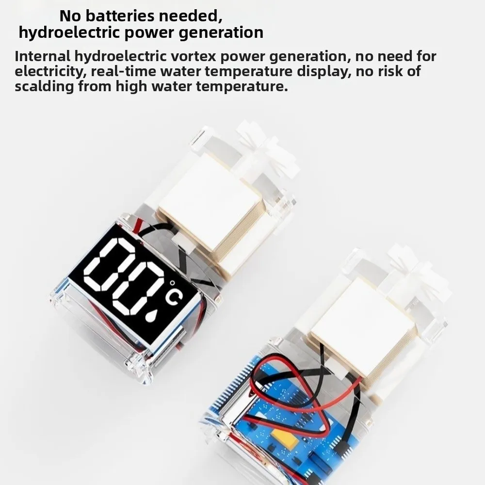 

Waterproof Shower Nozzle Thermometer Intelligent Temperature Accurate Measurement Faucet Thermometer LED Digital Display