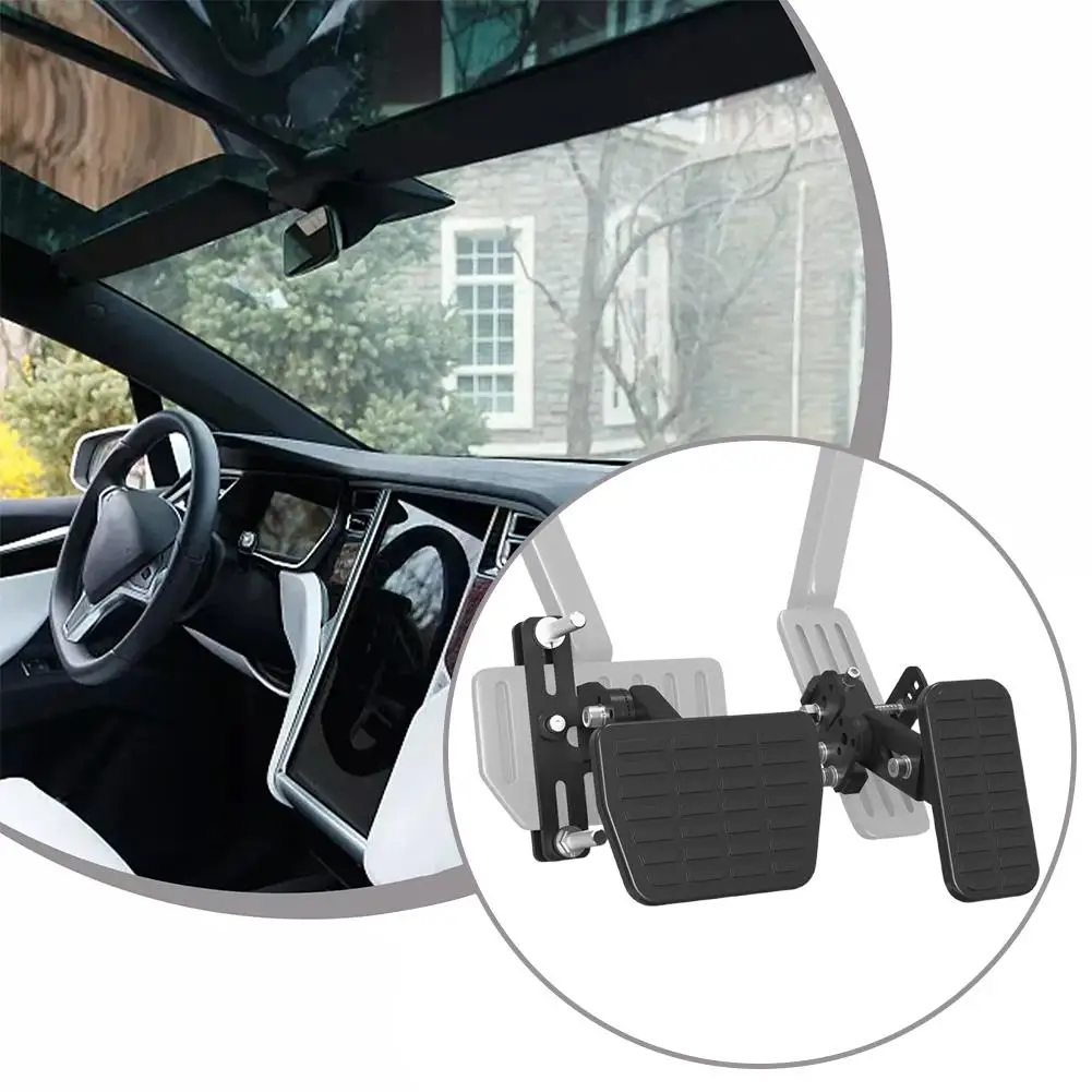 Pemanjang Pedal rem dan Gas untuk pengemudi pendek, mainan mengemudi, panjang & sudut S6q2