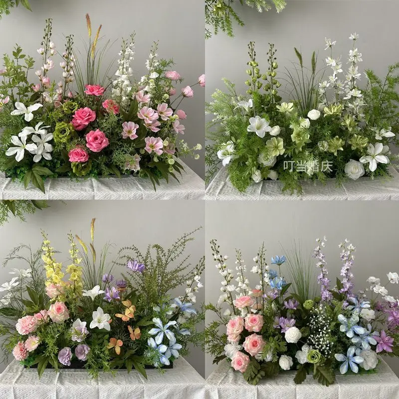 

Chinese Mori Wedding Monet Simulation Flower Wedding Office Silk Flower Arrangement Window Floral Arrangement