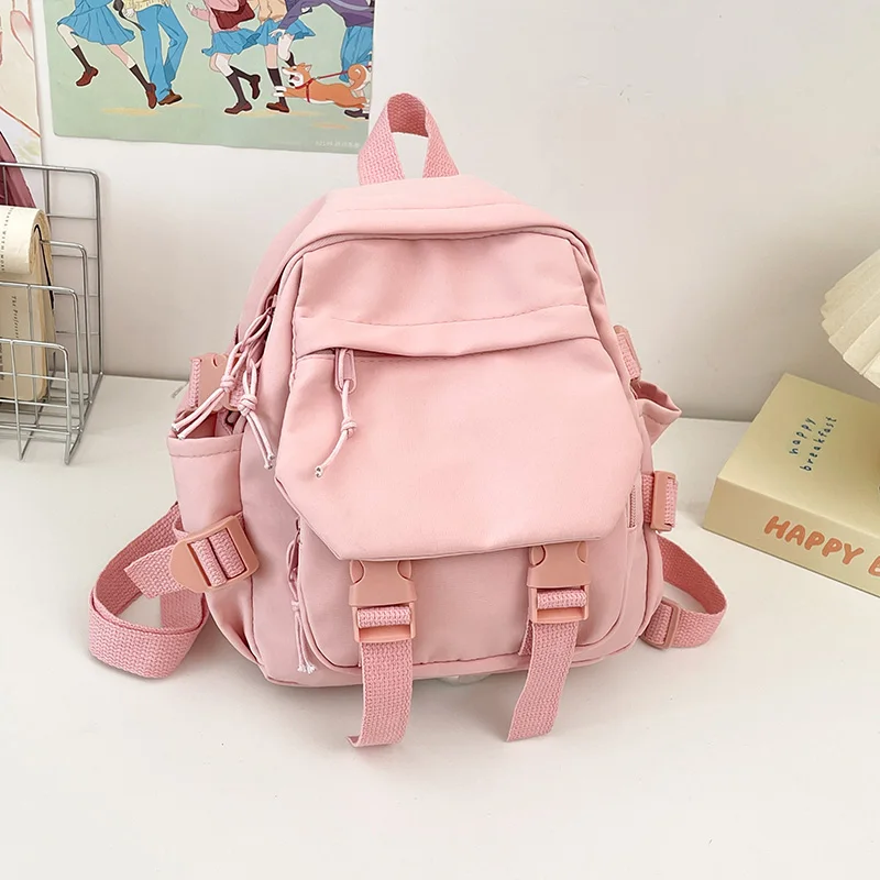 Fashion Kawaii Mini Backpack Women Shoulder Bag for Teenage Girls Multi-Function Small Bagpack Ladies Travle School Backpacks