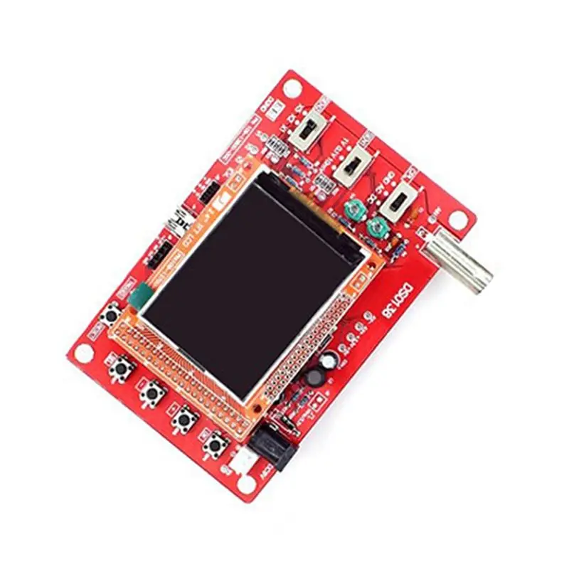 AT19-1Msps Electronic Learning Set 2.4Inch TFT Digital Oscilloscope Kit Open Source For Students
