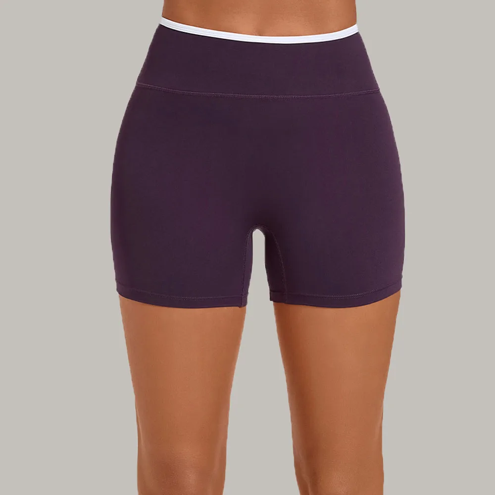 Women's Yoga Shorts High Waisted And Hip Lifting Fitness Shorts Comprehensive Exercise Training Jogging Anti Squatting Inner Bag