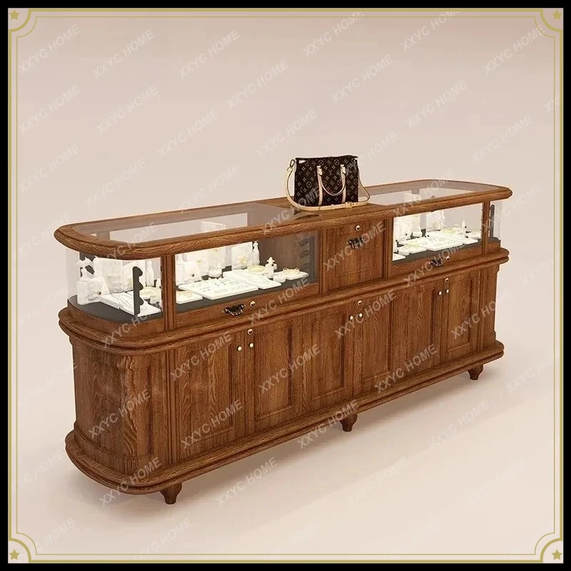 X-S  Cabinet Medieval Clothing Store Studio Luxury Container Accessories Display Cabinet Jewelry Bags Display HG