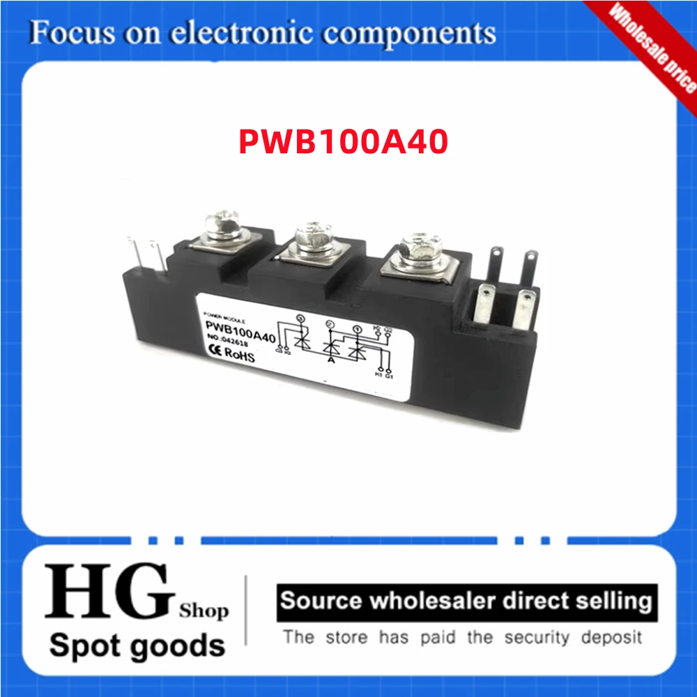 Nuovo originale PWB130A40 60A 80A 100A Per modulo tiristore per saldatrice a gas di anidride carbonica PWB130A40 Modulo non isolato