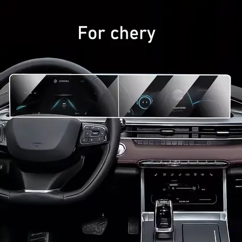 Protector de pantalla de vidrio templado para chery tiggo 7 pro max, 2023, 2024, LCD, radio de coche, navegación gps y tablero, película antiarañazos
