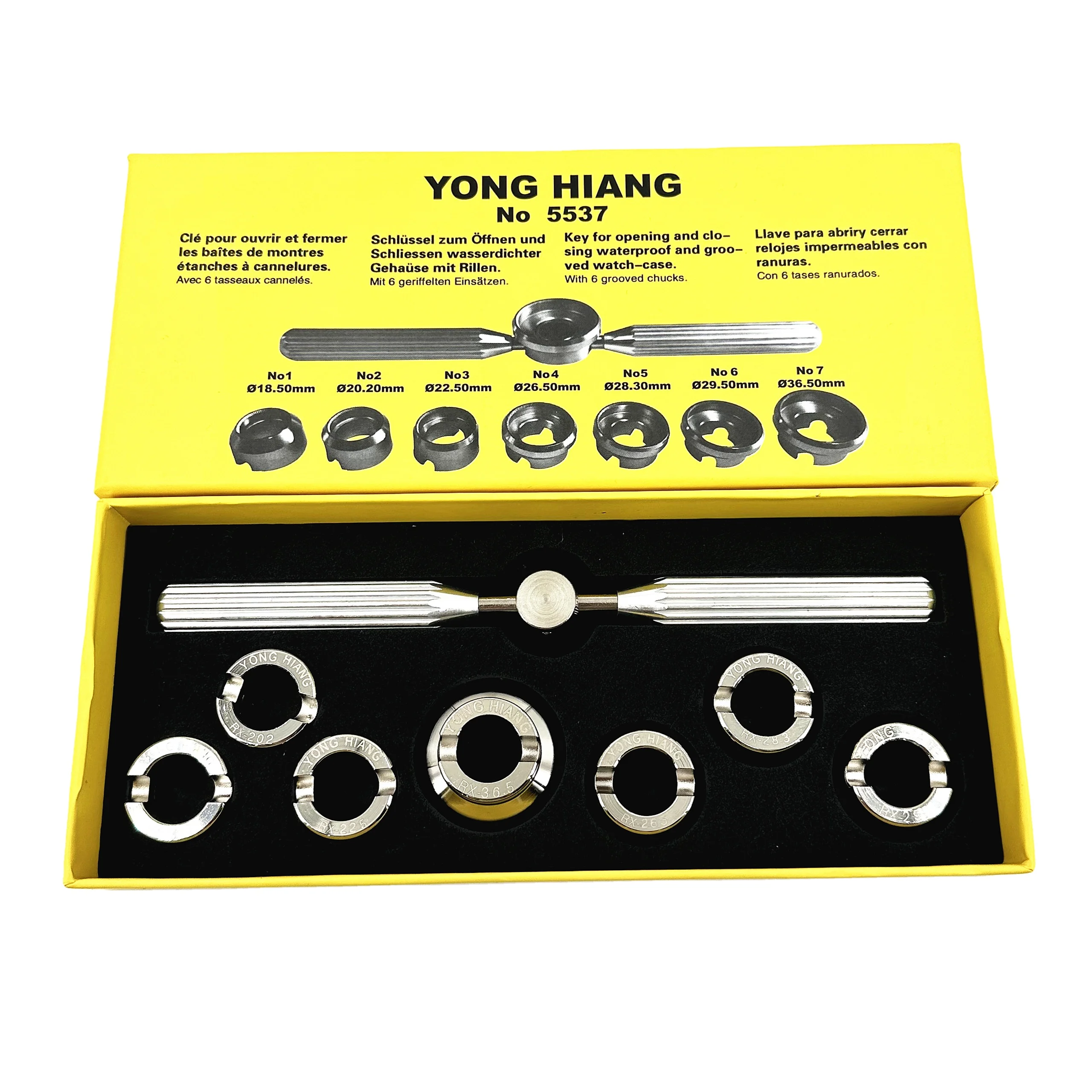 الجملة 5537 فتاحة القضية مع سبعة يموت للماء ووتش الغطاء الخلفي إزالة المسمار وجع لأدوات إصلاح RLX