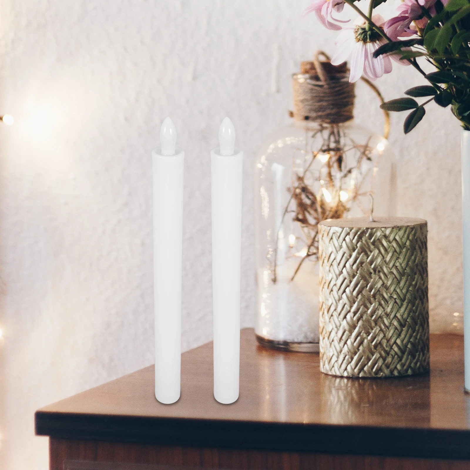 

6pcs C les Flameless Smokeless Operated Decorative C Led Lights Flickering Decorative Home Lights C LED