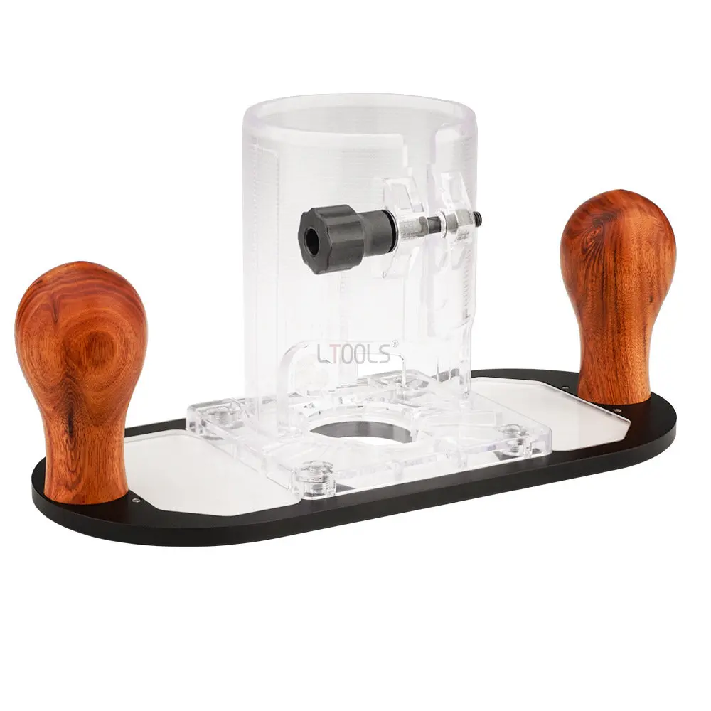 NEW Hand-held Router Plunge Base for Engraving Inlay Slotted Cutting Logo Carving Marking Trimming Machine Base Woodworking Tool