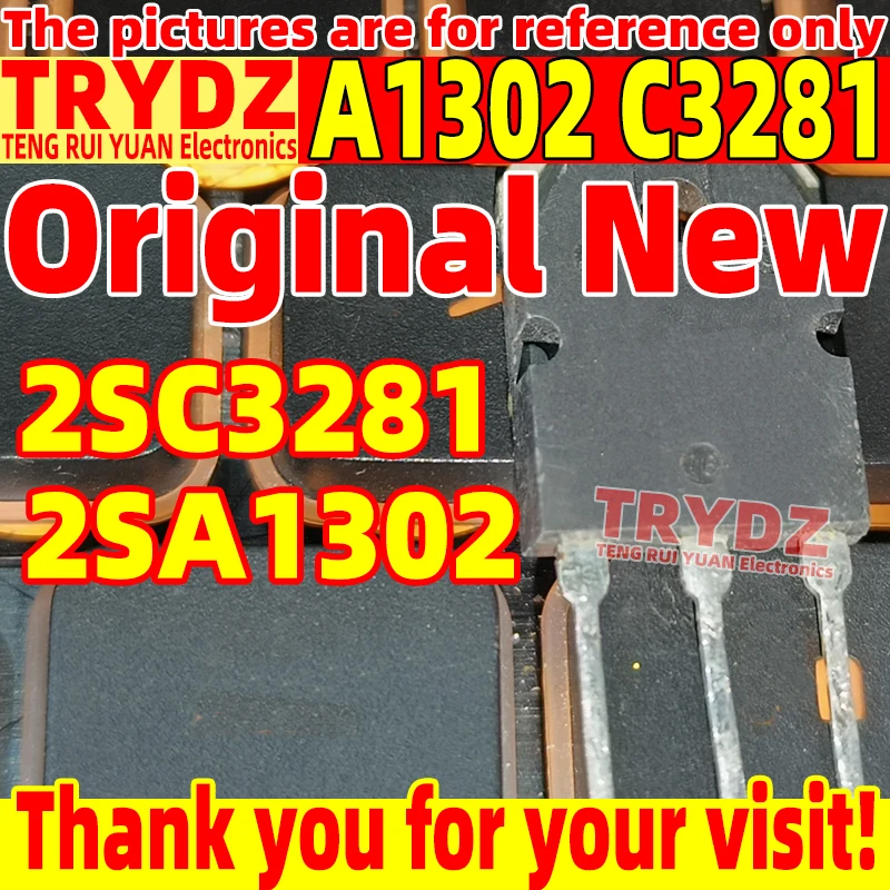 5-1 pairs Original New A1302 C3281 2SA1302 2SC3281 TO-3PL