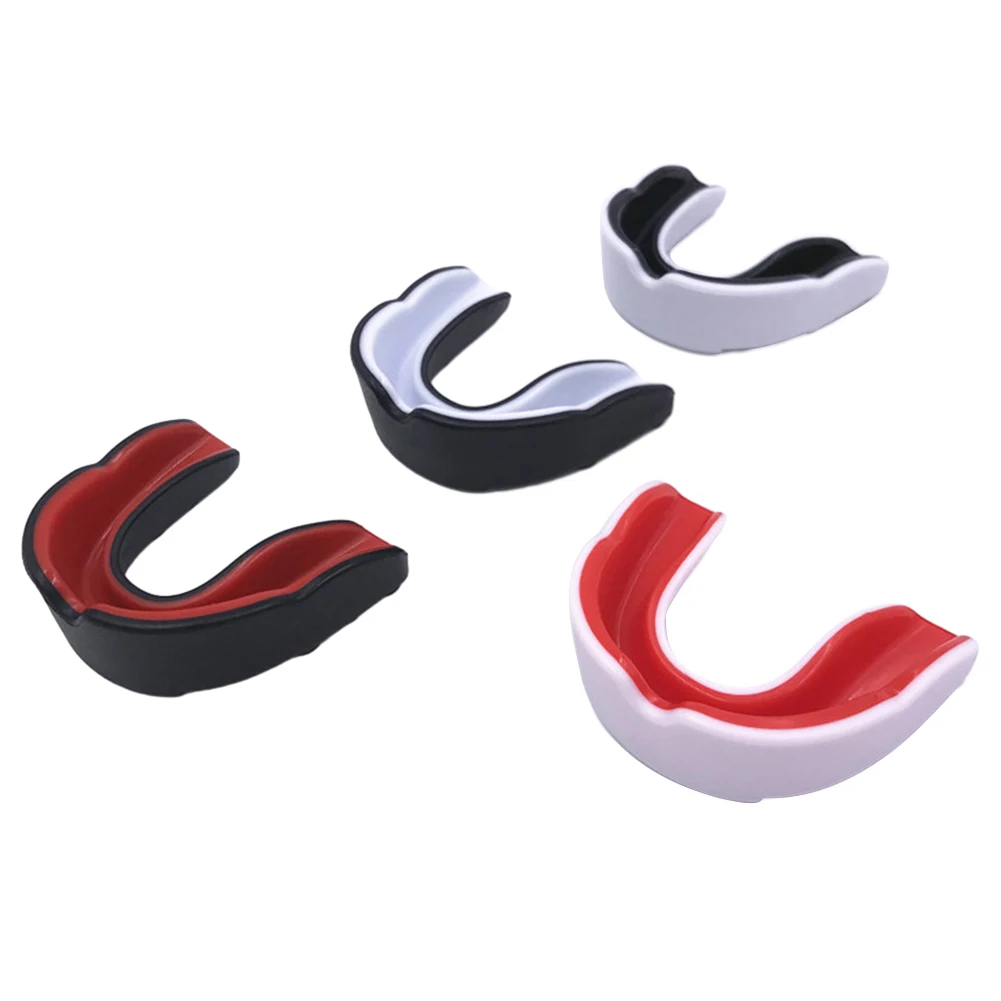 4Pcs Mouthguard Slim Fit Mouth Guard Combat Sports Mouth Guard Sports Mouthguard for Football Wrestling Hockey Lacrosse Boxing