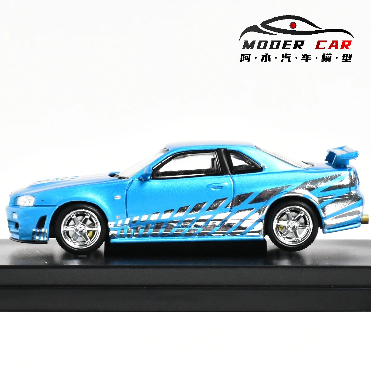 

SH 1:64 подарки для подростков коллекция R34 литая под давлением модель автомобиля