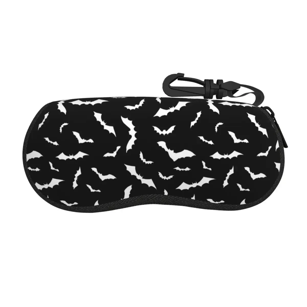 Custom Halloween Bat Sunglasses Soft Case Neoprene Zipper Shell Eyeglass Case Protective Box For Glasses