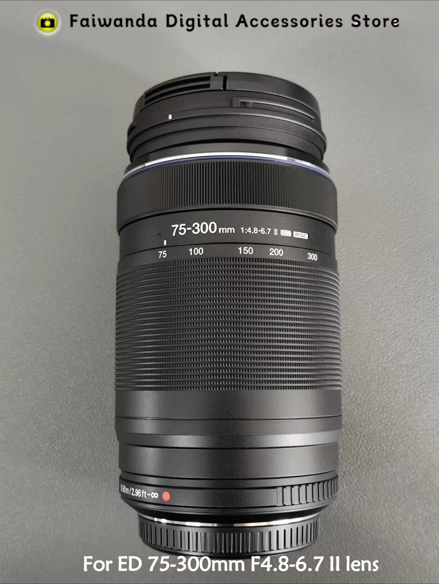 

95% New Genuine ED 75-300mm F4.8-6.7 II M4/3 MSC Silent AF Video Lens For Olympus camera