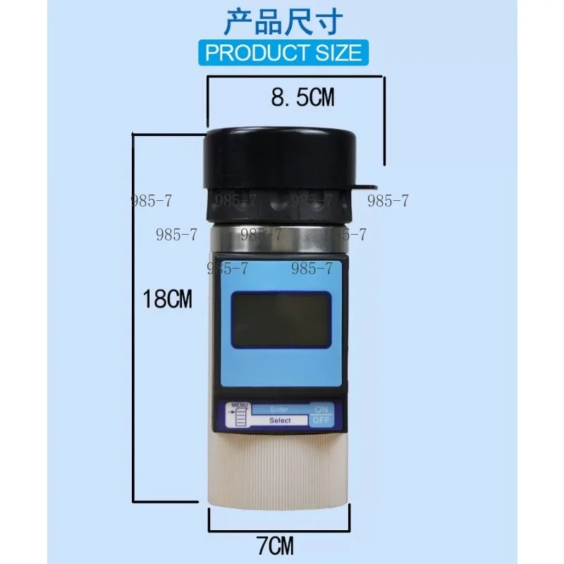Portable Grain Moisture Tester For Wheat Crops Humidity Detecting Device