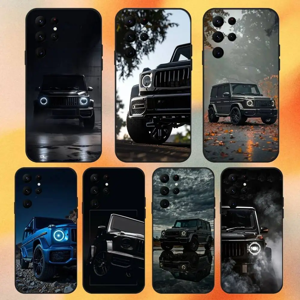 

Sport Cars M-Mercedes G63 Phone Case For Samsung S 25,24,23,22,30,21,10,9,Ultra,Plus,Lite,FE,4,5G Black Soft Case