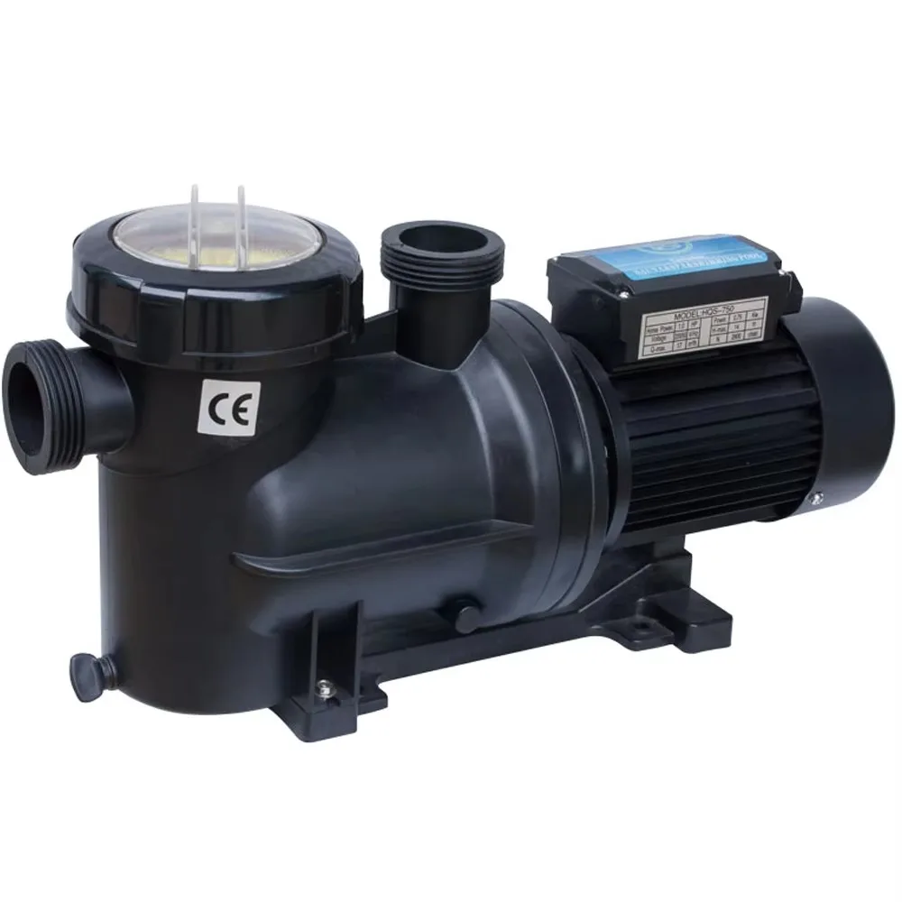 Swimming Pool Filter Pump, 0.75HP-2HP Self-Priming Circulation Pump with Strainer Basket for Above Ground Pool, SPA, Fountain