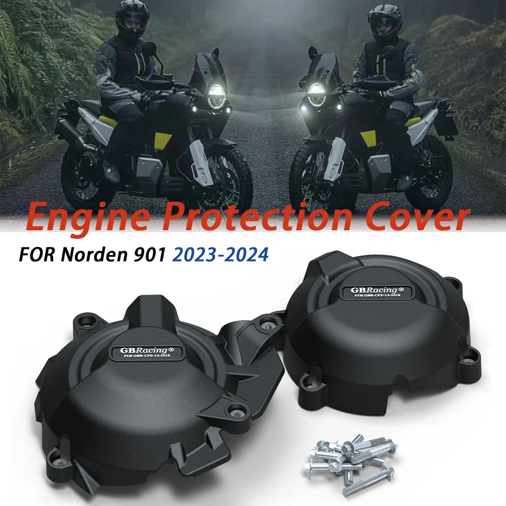 

New 2024 Motorcycle Accessories Engine Protection Cover FOR HUSQVARNA Norden901 Norden 901 2023 Engine Cover Sets