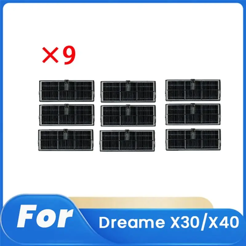 ABWR-9 Pcs Cleaner Filter For Dreame X30/X40 Sweeping Robot Accessories Cleaner Parts Replacement