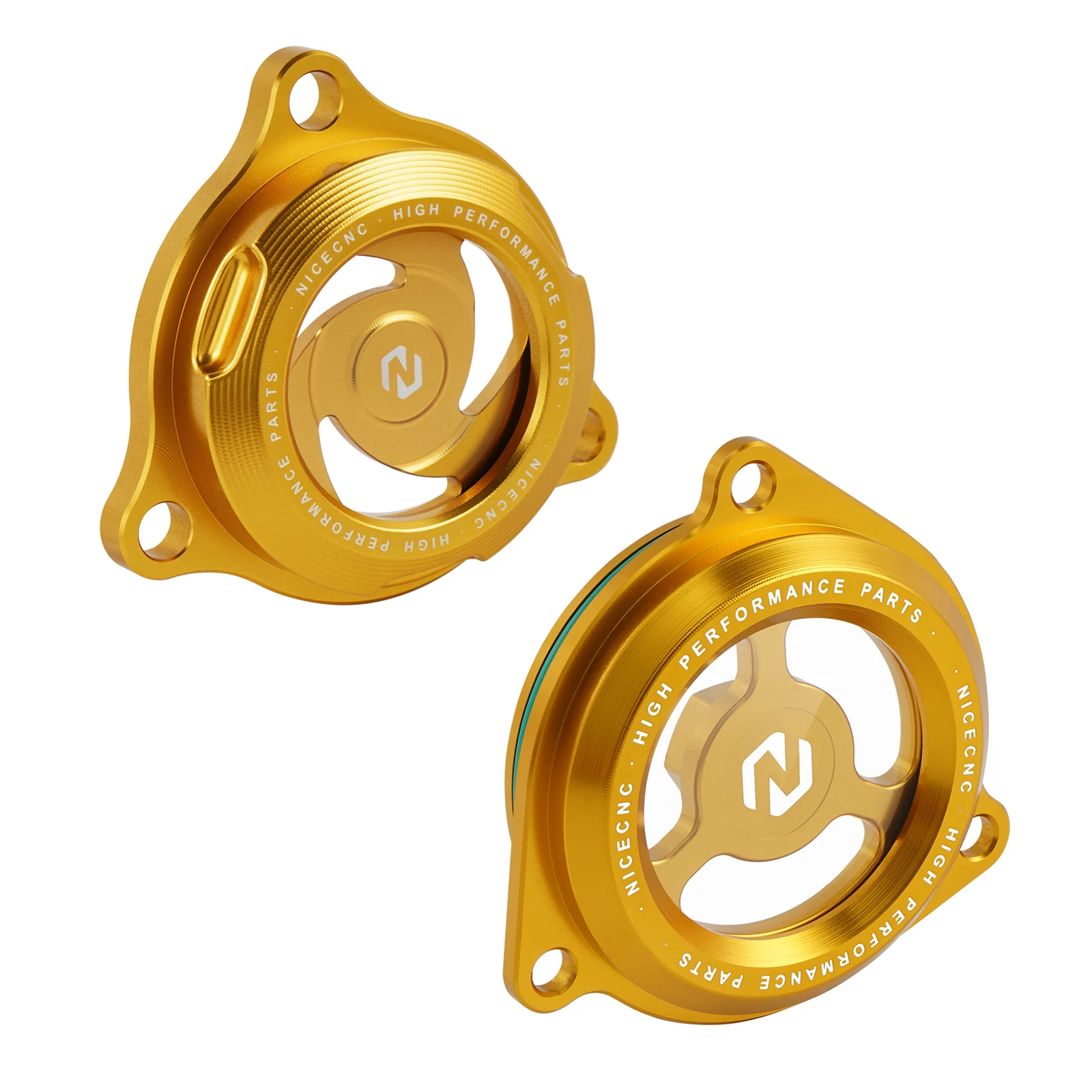 NICECNC Engine Starter Cover & Oil Filter Cover For Suzuki DRZ400 E S SM DRZ400 DRZ400E DRZ400S DRZ400SM 2000-2024 2021 2020