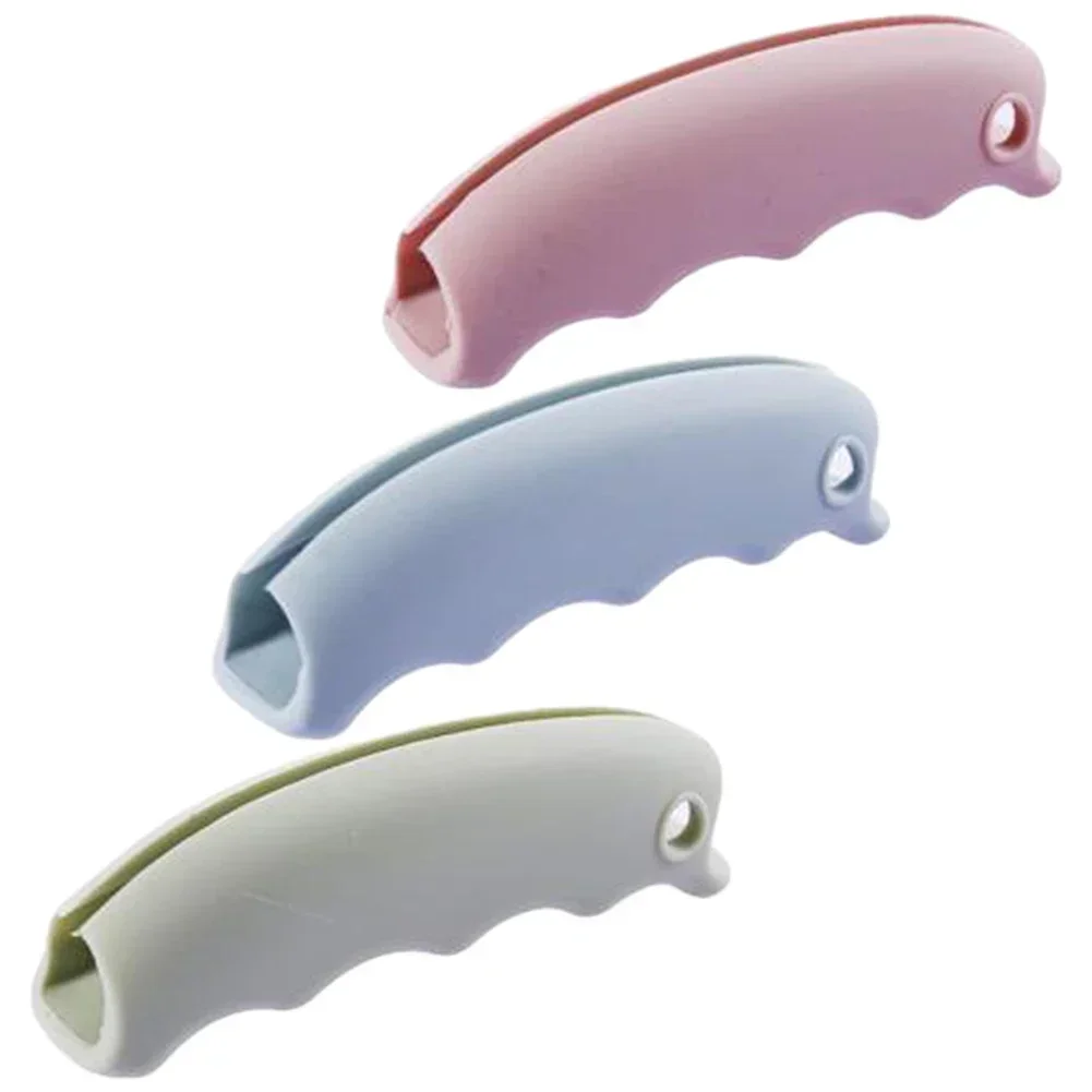 Convenient and Lightweight Silicone Bag Hands Handle Holder Grip Clips Enhanced Stability for Labor saving Shopping