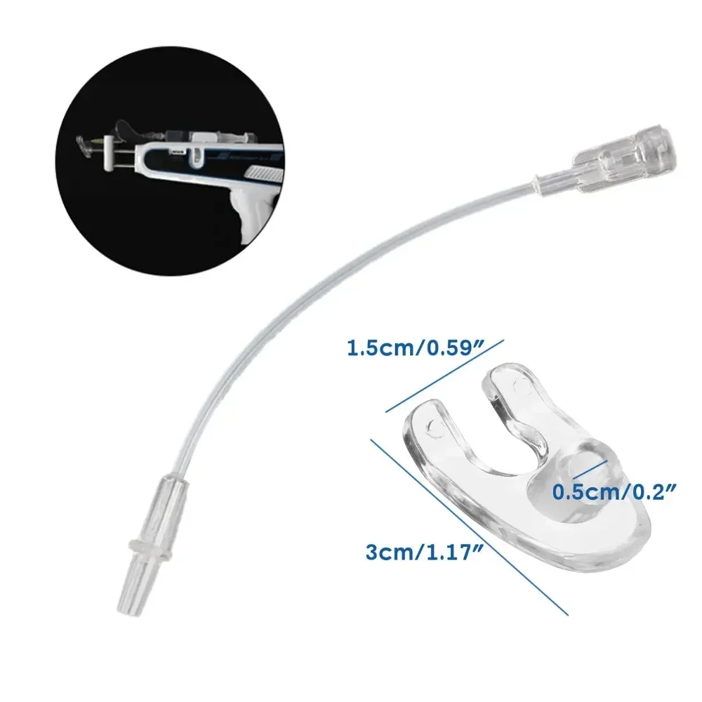 Alta mesoterapia, 10 Uds., accesorios, piezas de desinfección desechables, catéter de pistola de mesoterapia/accesorio de pistola de mesoterapia, pistola de misoterapia