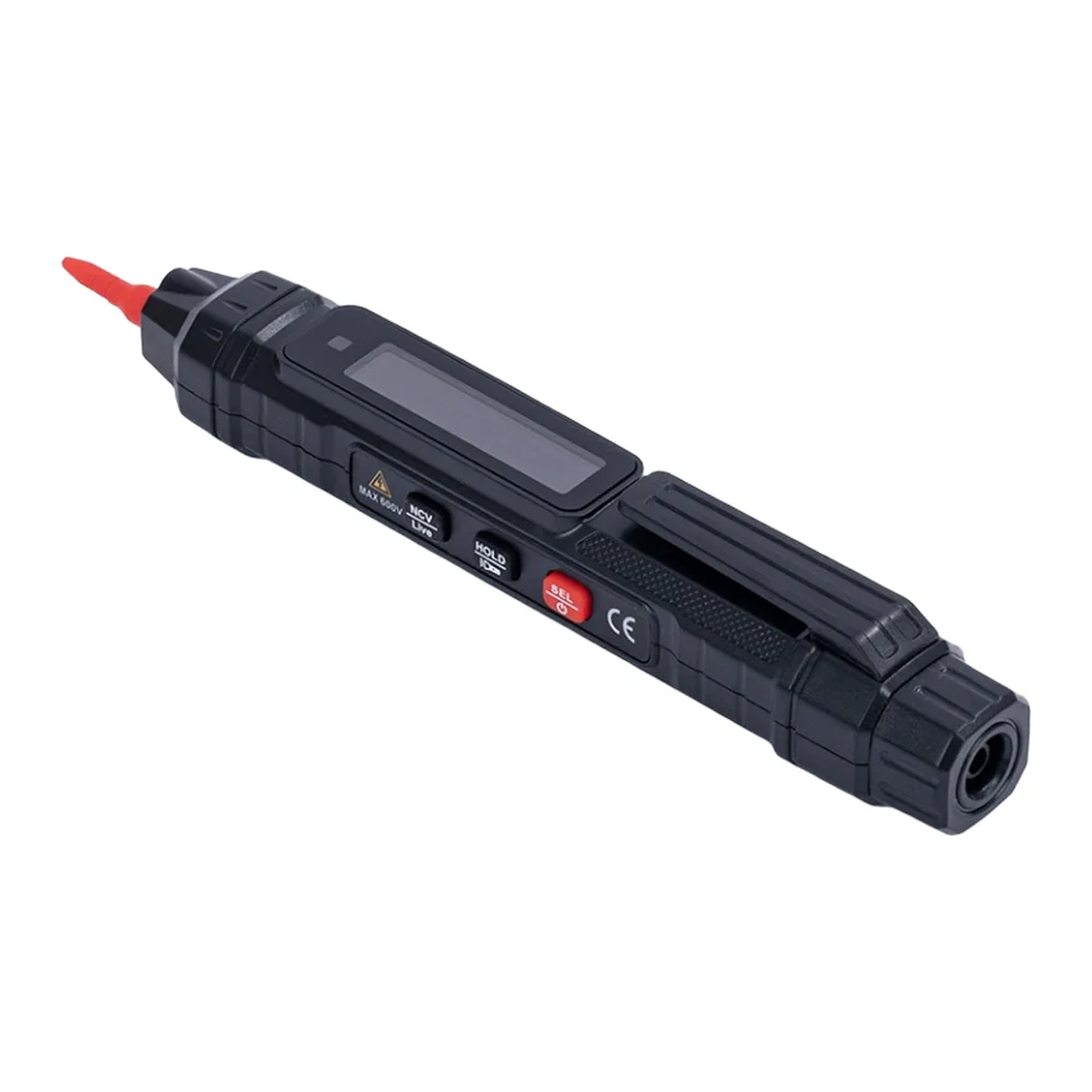 For Home Appliance Repair Capacitance Frequency Meter Pen Multimeter For Safe Cable Detection 4000-count LCD Display