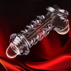 Penis Rings For Men Reusable Silicone Cock Sleeve Dick Enlargement Delay Ejaculation Lasting Toys Adult Products Glans Sex Toys