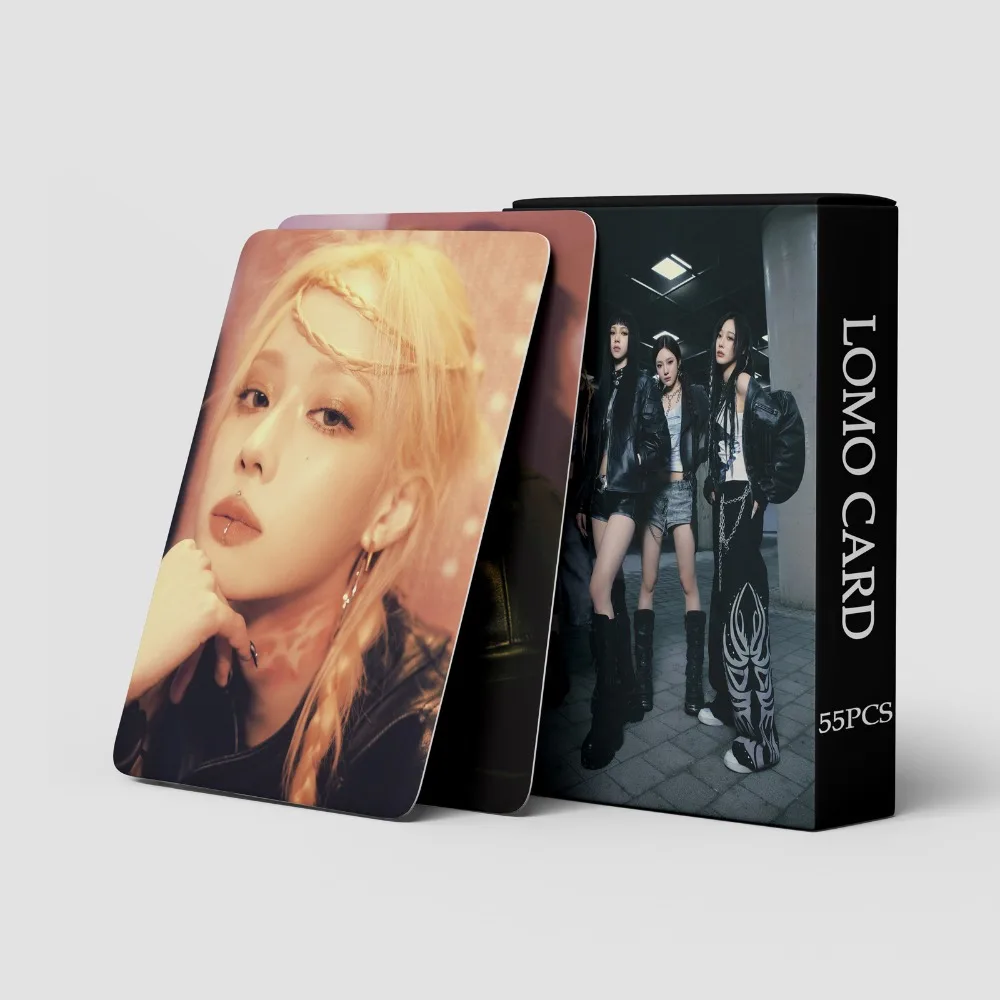 Kpop Idol LOMO การ์ดอัลบั้มใหม่ Armageddon photocards HD โปสเตอร์การ์ดสติกเกอร์กลุ่มแฟนๆคอลเลกชันของขวัญ55ชิ้น/เซ็ต