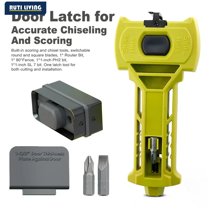 RUTI Door Latch Installation Kit Built-in Scoring Chisel Tools Chisel Tool A for Accurate Chiseling and Scoring