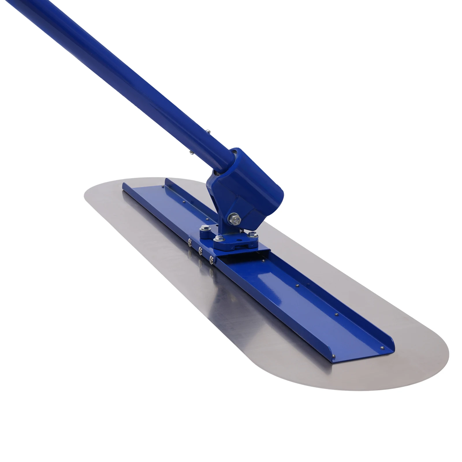 1.8m/59ft Stainless Steel Concrete Trowel Cement Finishing Tool with Round End Surface Smoothing Tool&Float Handle