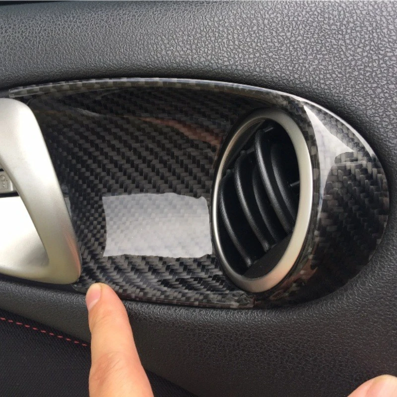 

Для Nissan 370Z Demon Z34: Накладки на внутренние ручки дверей из настоящего сухого карбона (2009-2021) – Декоративные аксессуары для тюнинга салона