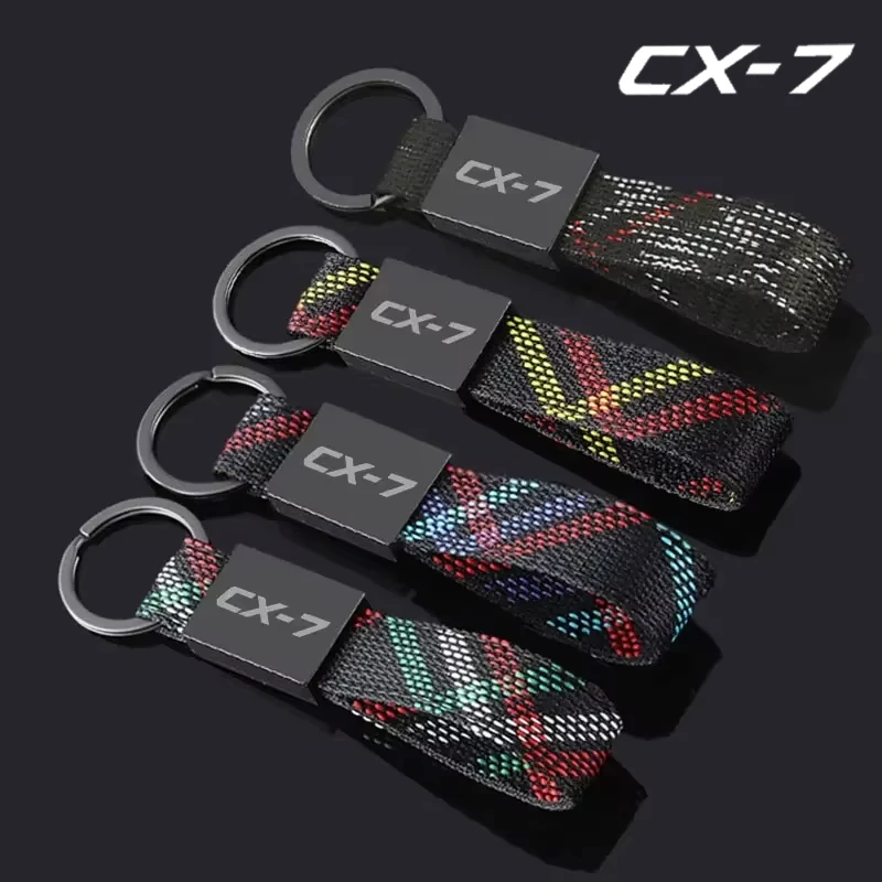 Car Key Rings Holder Metal Key Chains Keyring Accessories for CX-7 BT50 CX3 MX5 CX5 RX7 626 CX30 SKYACTIV