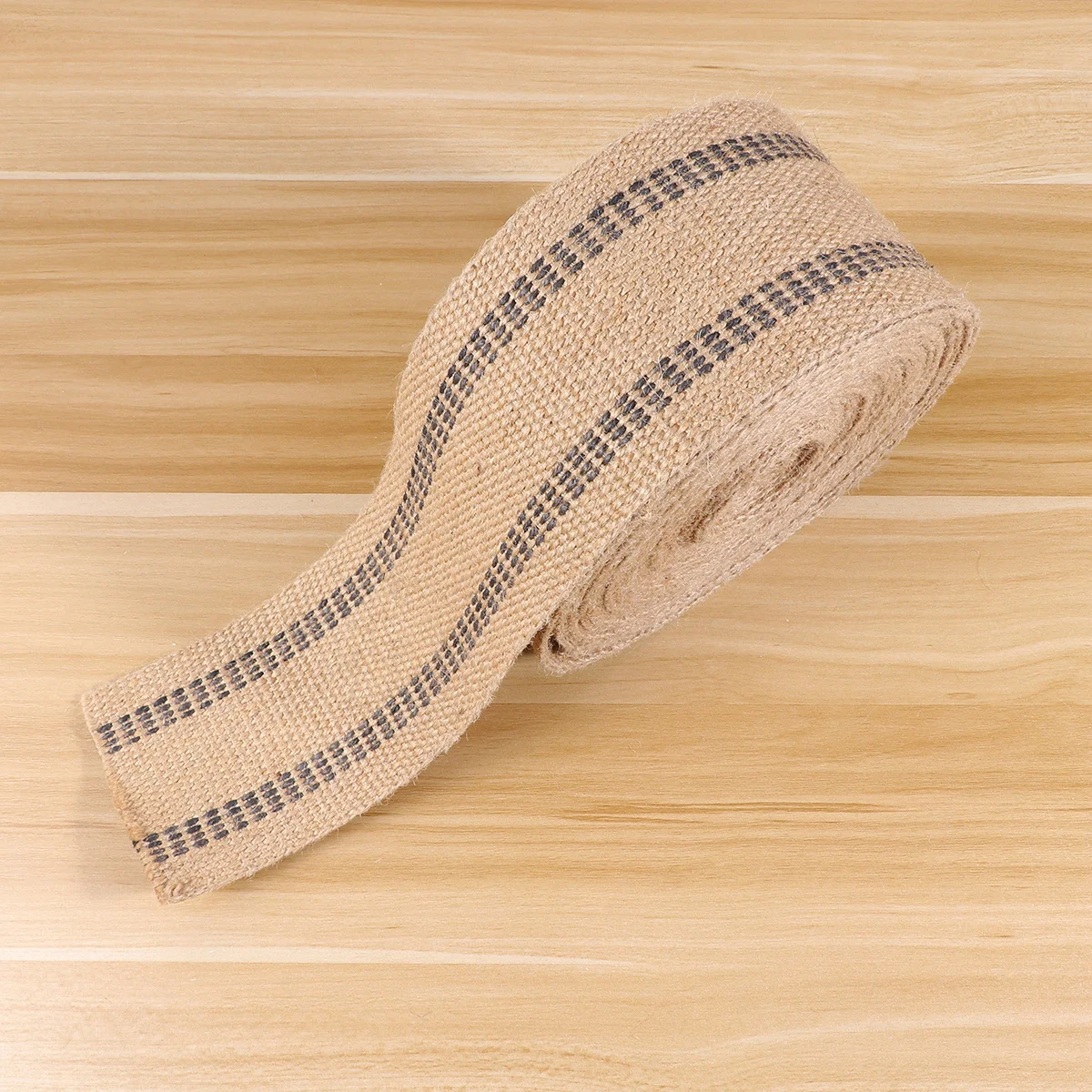 

Burlap Crafts Ribbon Durable Natural Jute Fabric No Static Moisture Absorbing Anti-Aging Eco-Friendly for DIY Crafts Wedding