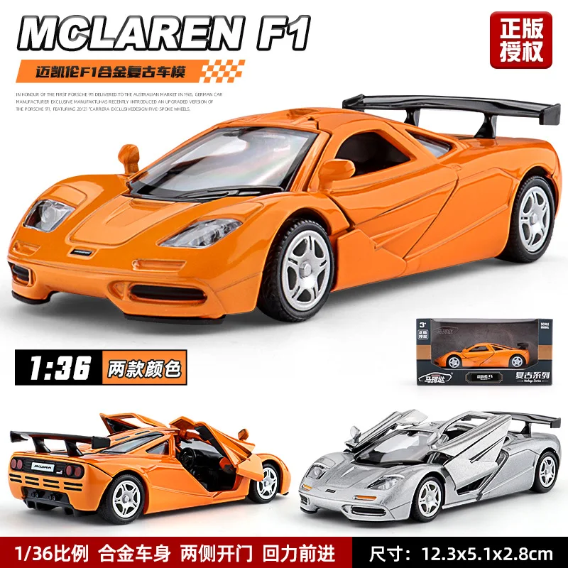 1:36 F1 Sports Car Alloy Car Diecasts Toy Vehicles Metal Toy Car Model Collection Toy Gifts