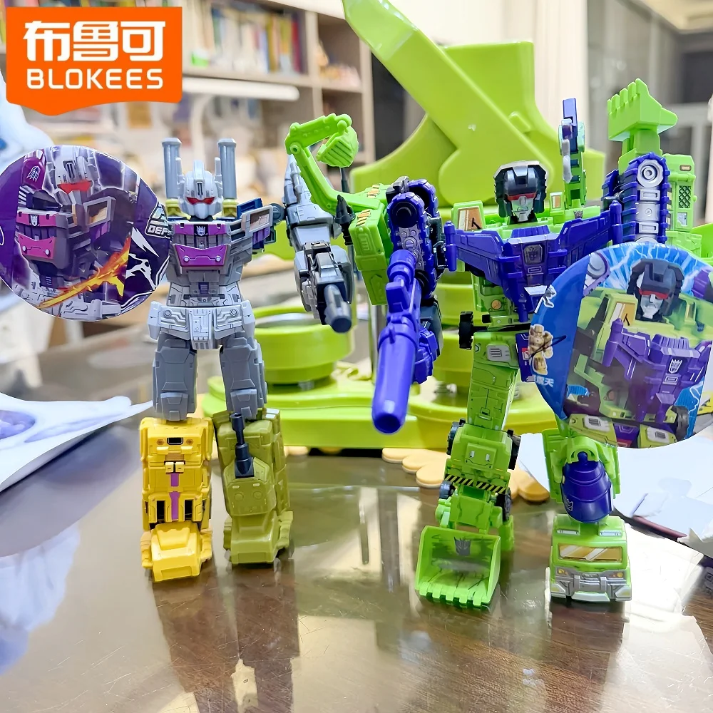Blokees Devastator Defender Versión 123 Serie Bruticus Defender Versión 456 Set de Juguetes de Robots Blindados en Stock, Regalos