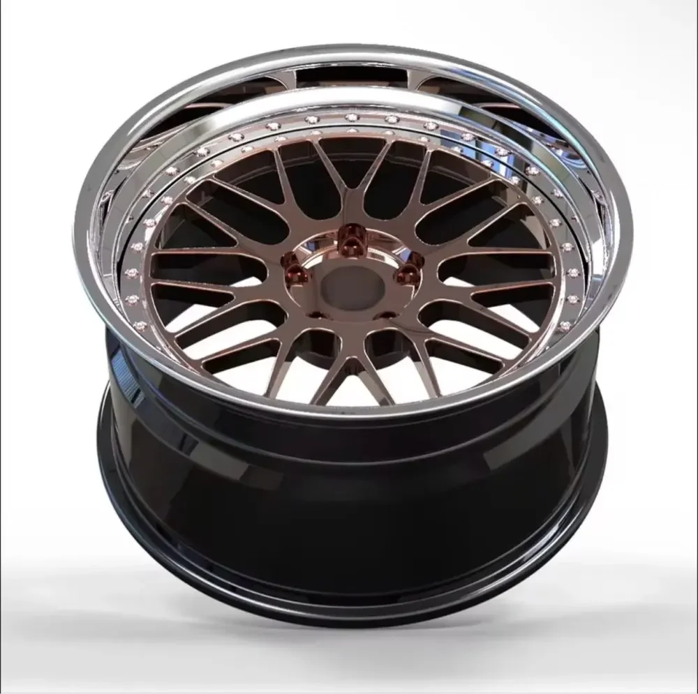 

Custom-made 20-inch two-piece forged alloy wheels,pcd 5*114.3、9.5J、ET35 And center bore 64.1