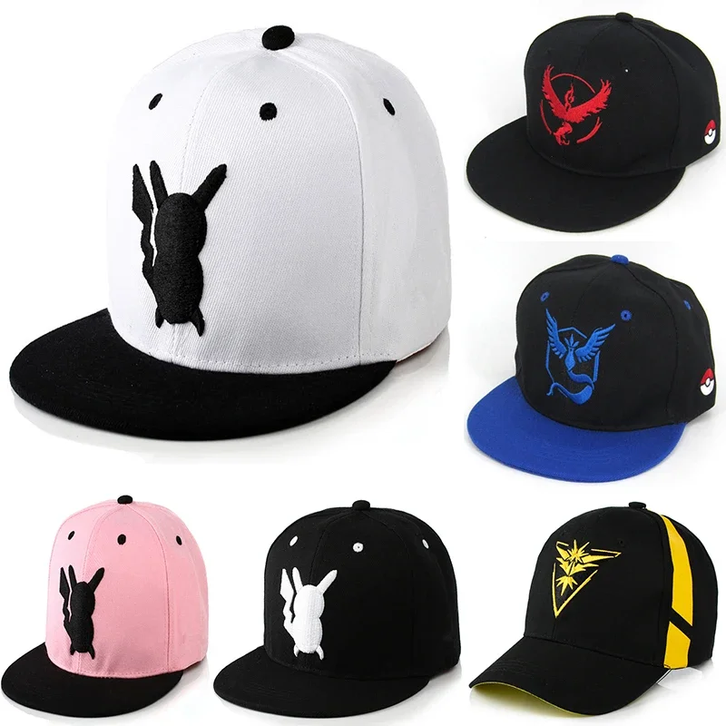 

Anime Pokemon Figure Cosplay Baseball Cap Peaked Cap Pikachu Zapdos Moltres Articuno Adjustable Sports Hat Birthday Gifts