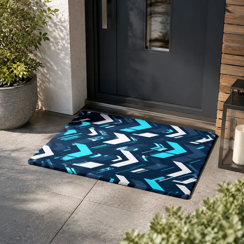 VIKAMA Esports Striped Carpet Gaming Room Silent Floor Mat Bedroom Entry Carpet Home Decoration