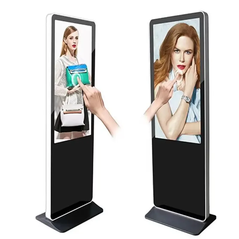 32 Inch Digital Display Board Signage Advertising Kiosk LCD Touch Screen Indoor Smart WIFI Floor Stand