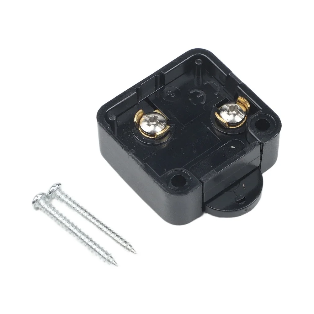 Door Hinge Sensor Cabinet Switch Low Profile Hinge Self-reset Mechanism Compact Design ABS Construction Wide Compatibility