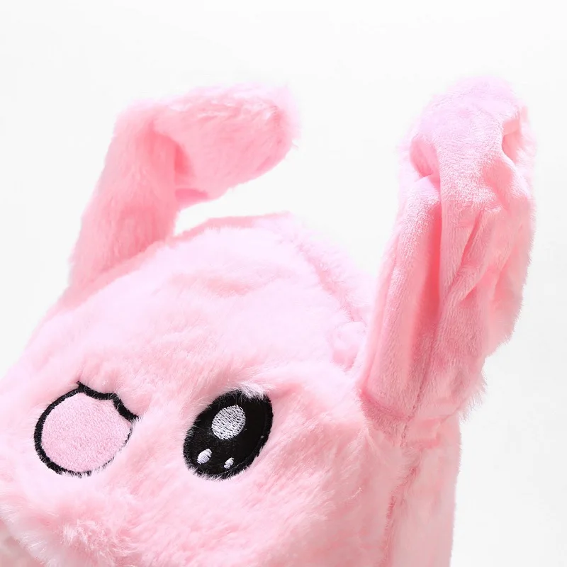 Rabbit Hat with Moving Ears,Kawaii Cosplay,Cute Bunny Hat,Festival,Holiday,Birthday,Funny Gift for Kids,Boys,Girls