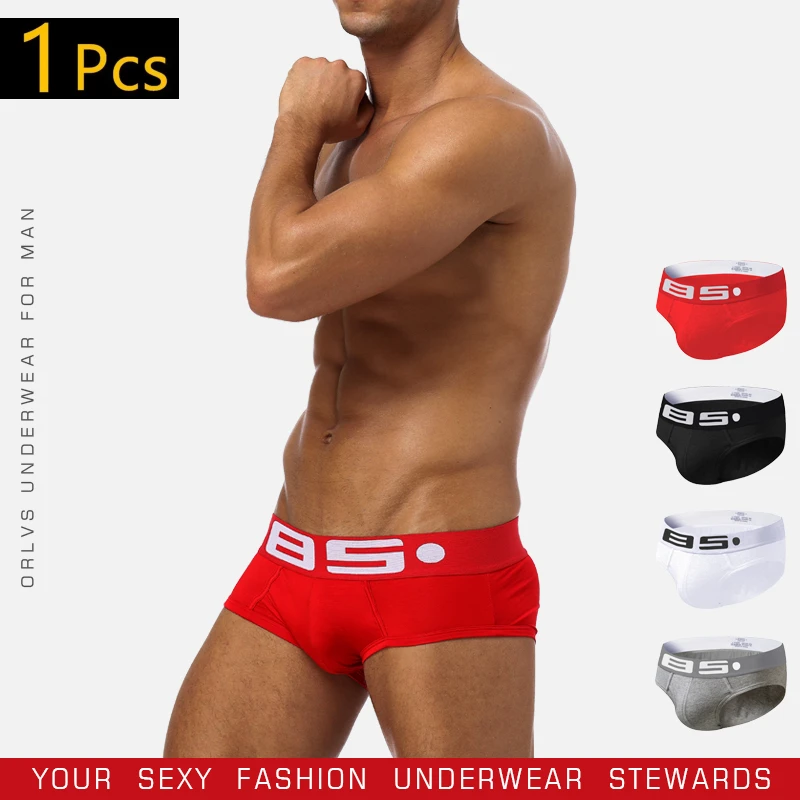 0850 Popular Cotton Quick Dry Mens Briefs Underwear Shorts New Solid Men\'s lingerie Sexy Gay Men Underwear Bikini Men Briefs Top