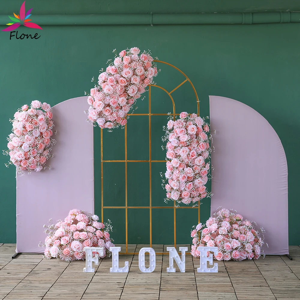 

Beautifully Crafted Fleur Artificielle Decoration Custom High Quality Pink Rose White Babybreath Kunstbloemen Decor Props HY2168