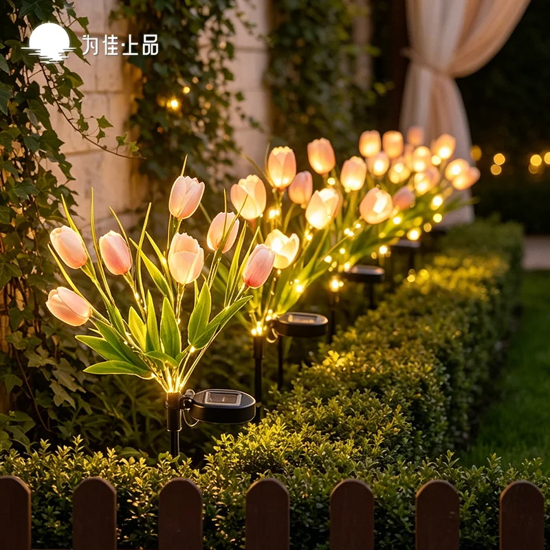 1/2Pack Outdoor LED Solar Lights Waterproof Starburst Solar Firefly Lights Lawn Lamp Garden Lamp for Path Landscape Decorative